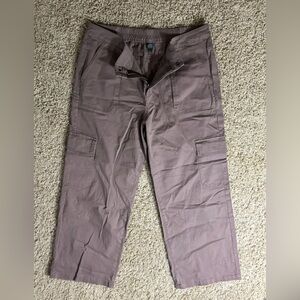 NWOT - Women's High Rise Rose Taupe Cargo Pants - XL